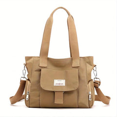 Large Capacity Tote Bag Pockets Shoulder Bag for Shopping & Travel