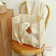 Mesh Large Capacity Beach Bag Lightweight Storage Bag