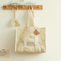 Mesh Large Capacity Beach Bag Lightweight Storage Bag