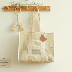 Mesh Large Capacity Beach Bag Lightweight Storage Bag