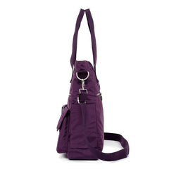 Large Capacity Shoulder Bag Letter Patch Decor Tote Bag
