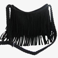 Fringe Suede Hobo Bag Vintage Tassel Crossbody Bag