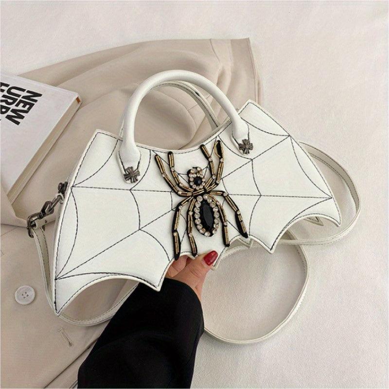 Gothic Bat Shaped Novelty Bag Handbag & Shoulder Purse For Halloween