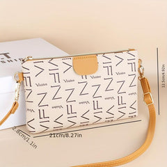 Vintage Crossbody Bag PU Leather Textured Bag Purse