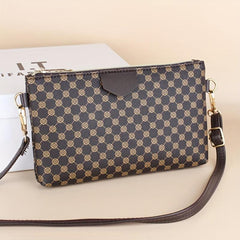 Vintage Crossbody Bag PU Leather Textured Bag Purse