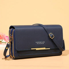 Minimalist Square Shoulder Bag with Detachable Strap