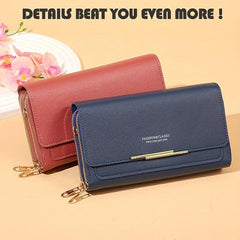 Minimalist Square Shoulder Bag with Detachable Strap