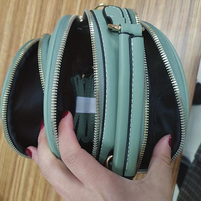 Small Crossbody Bag Metal Deer Tassel Shoulder Purse