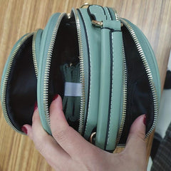 Small Crossbody Bag Metal Deer Tassel Shoulder Purse