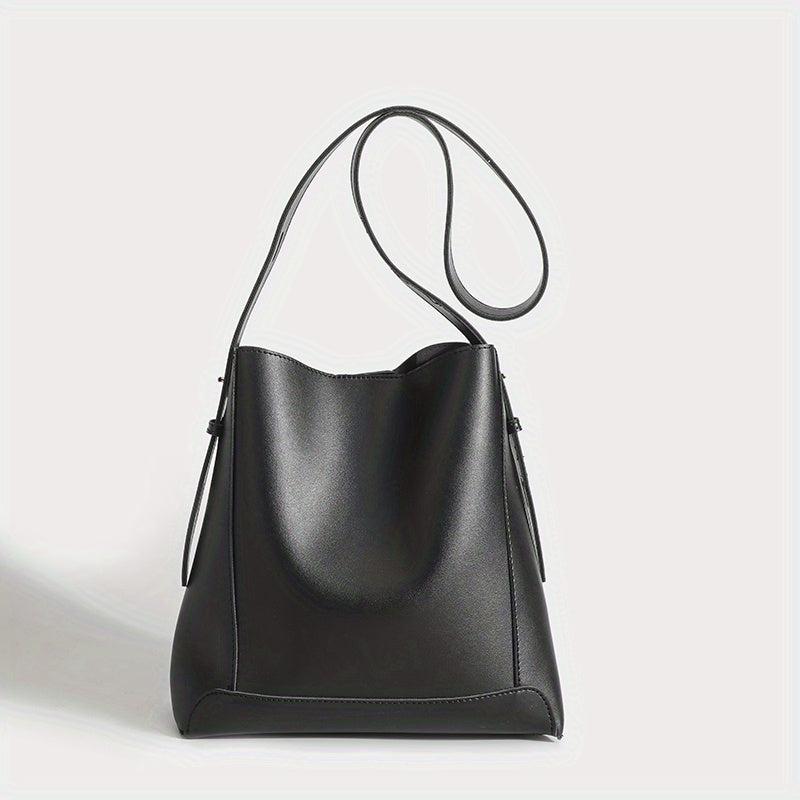 Minimalist Bucket Bag Shoulder Satchel For Work