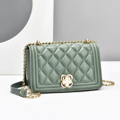 Square Shoulder Bag Chain Flap Bag Purse For Work