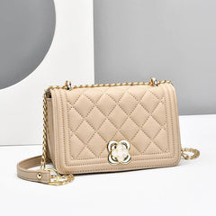 Square Shoulder Bag Chain Flap Bag Purse For Work
