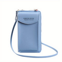 Crossbody Phone Bag PU Leather Clutch Wallet For Women