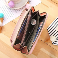 Crossbody Phone Bag PU Leather Clutch Wallet For Women