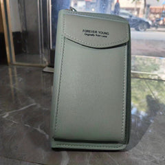 Crossbody Phone Bag PU Leather Clutch Wallet For Women