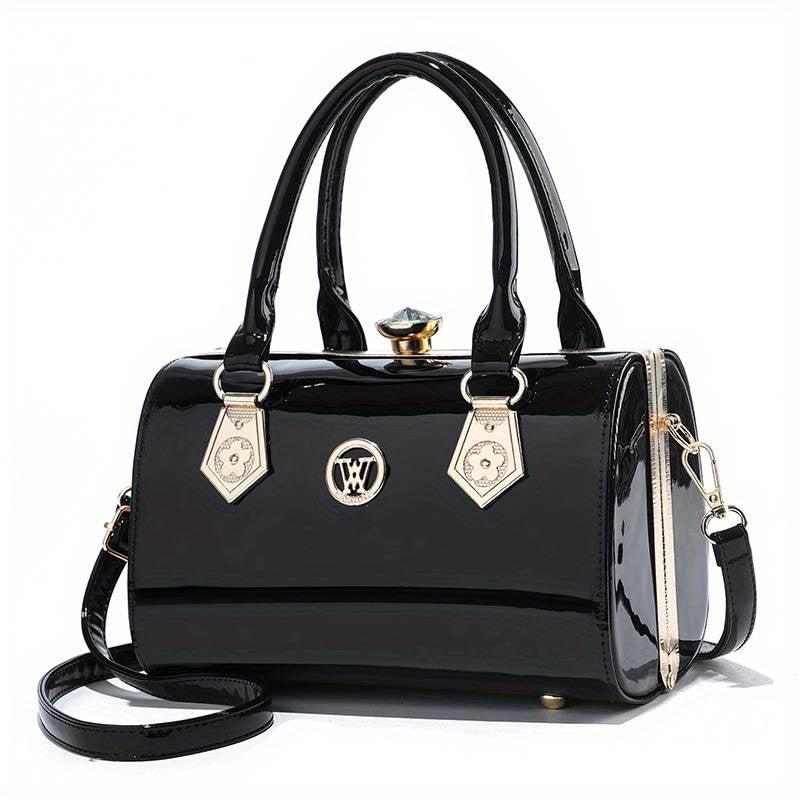 Rhinestone Top Handle Satchel Bag Shoulder Crossbody Bag