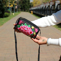 Embroidered Crossbody Bag Vintage Bohemian Handbag Purse