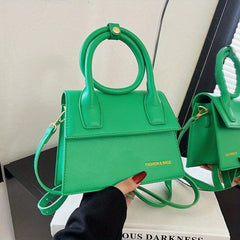 Women's Mini Square Crossbody Bag Solid All Match Handbag & Purse