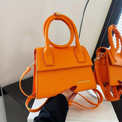 Women's Mini Square Crossbody Bag Solid All Match Handbag & Purse