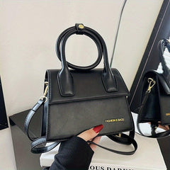 Women's Mini Square Crossbody Bag Solid All Match Handbag & Purse