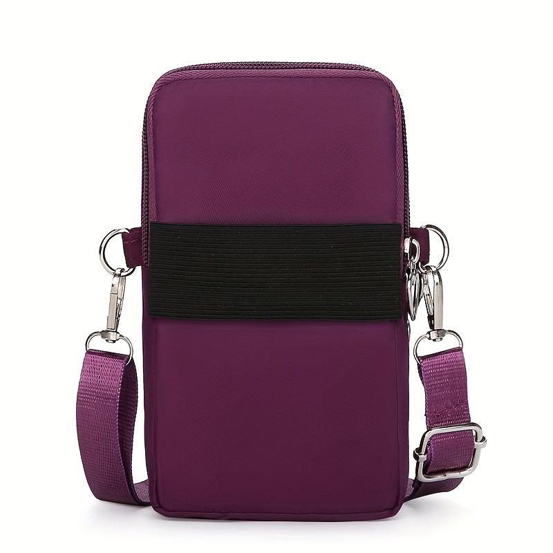 Nylon Phone Bag Sports Running Armband Mini Crossbody Purse Wallet