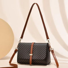 Faux Leather Shoulder Bag Crossbody Purse