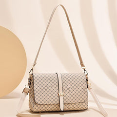Faux Leather Shoulder Bag Crossbody Purse