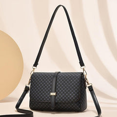 Faux Leather Shoulder Bag Crossbody Purse