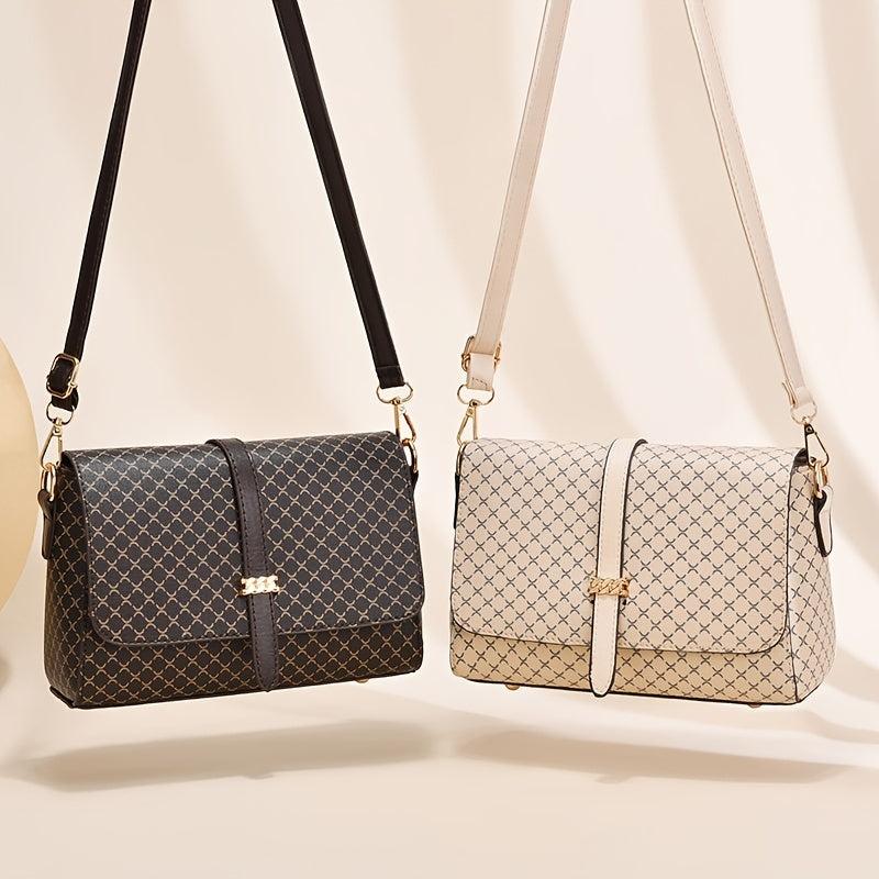 Faux Leather Shoulder Bag Crossbody Purse