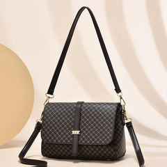 Faux Leather Shoulder Bag Crossbody Purse