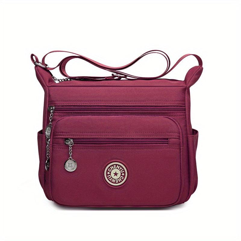 Waterproof Crossbody Bag Women's Pockets Purses Casual Shoulder Bag