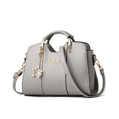 Women's Crossbody Bag PU Leather Top Handle Satchel Purse