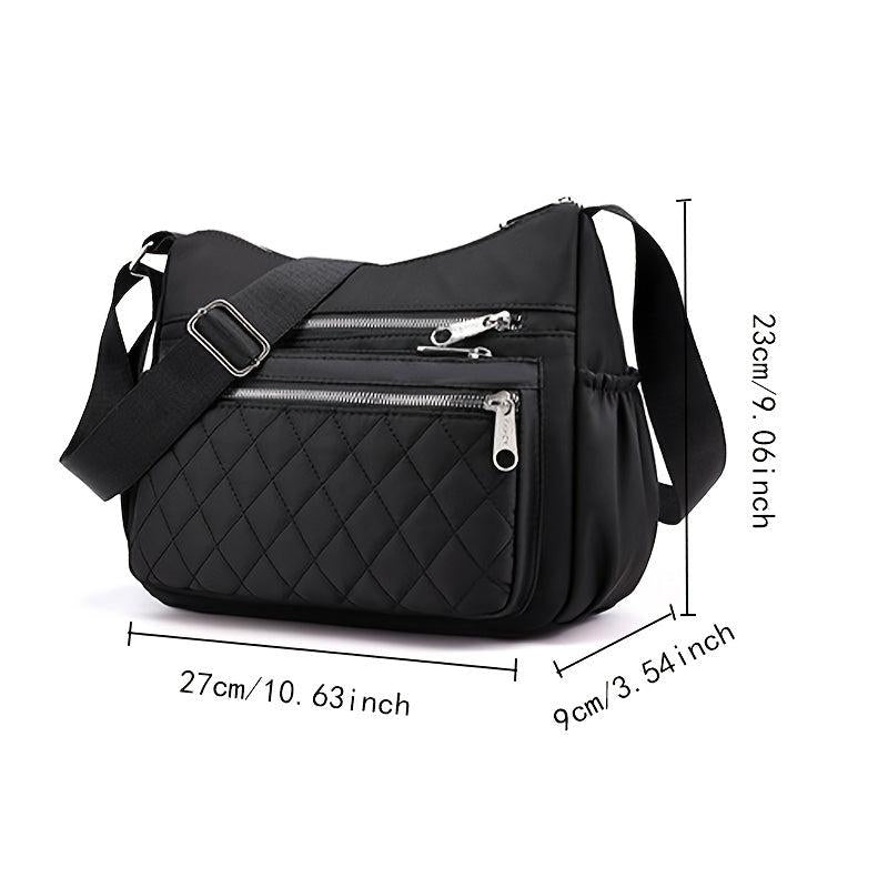 Quilted Nylon Crossbody Bag Shoulder Phone Bag Women's Handbag Purse