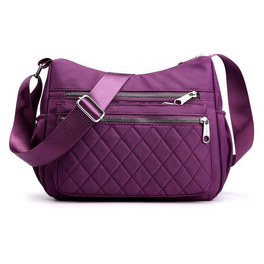 Quilted Nylon Crossbody Bag Shoulder Phone Bag Women's Handbag Purse