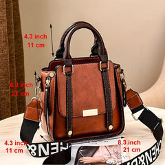 Vintage Handbags For Women Crossbody Bag Double Handle Satchel Purse