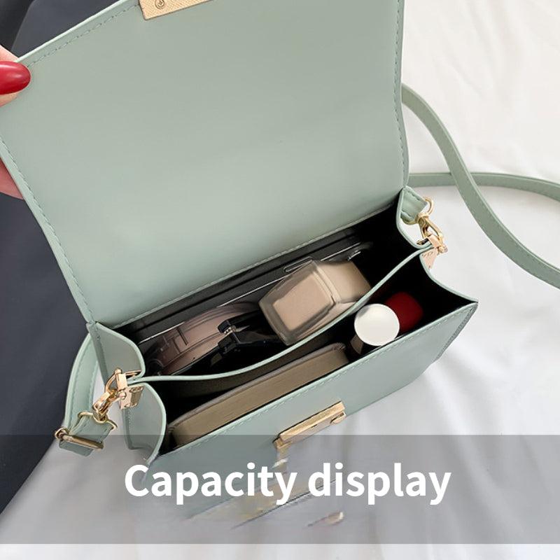 Vintage Square Crossbody Bag Retro Top Handle Satchel Women's Casual Handbag