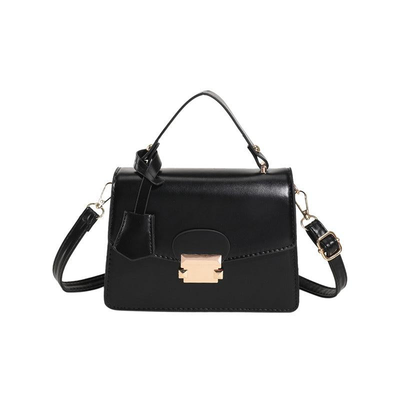 Vintage Square Crossbody Bag Retro Top Handle Satchel Women's Casual Handbag
