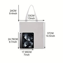 Colorful Animal Painting Tote Bag Art Dog And Cat Print Shoulder Bag