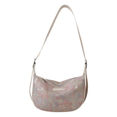 Niche Tie Dye Pattern Crescent Bag Stylish Shoulder Crossbody Bag