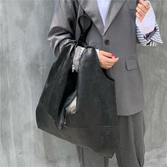 PU Leather Hobo Bag Large Capacity Shoulder Bag Women's Handbag