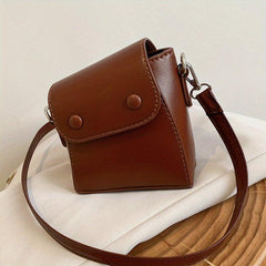 Vintage Crossbody Bag Mini Minimalist Flap Purse