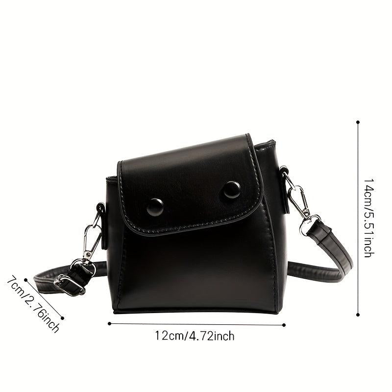 Vintage Crossbody Bag Mini Minimalist Flap Purse