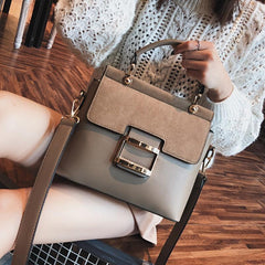 Adjustable Strap Square Tote Bag Large Capacity Shoulder Bag