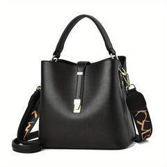 Minimalist Top Handle Satchel Bag Large Capacity Bucket Bag Women's Handbag