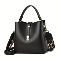 Minimalist Top Handle Satchel Bag Large Capacity Bucket Bag Women's Handbag