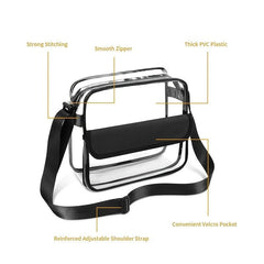Transparent Beach Bag Women's Waterproof PVC Shoulder Bag