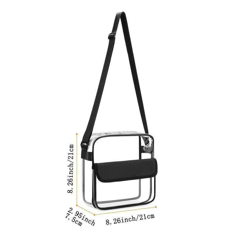 Transparent Beach Bag Women's Waterproof PVC Shoulder Bag