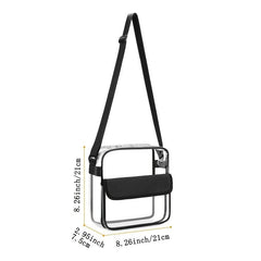 Transparent Beach Bag Women's Waterproof PVC Shoulder Bag
