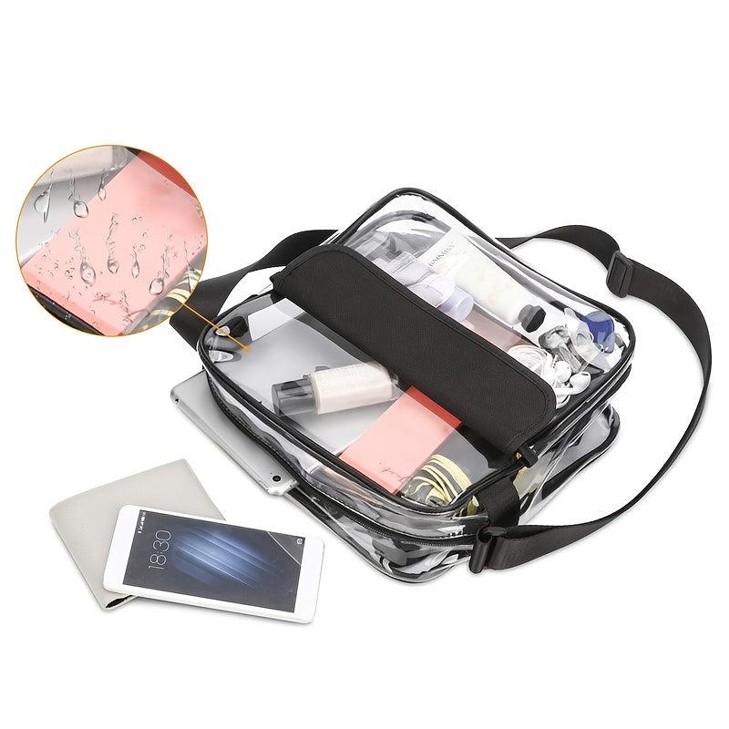 Transparent Beach Bag Women's Waterproof PVC Shoulder Bag