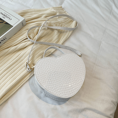 Heart Shaped Crossbody Bag Y2K Top Handle Purse